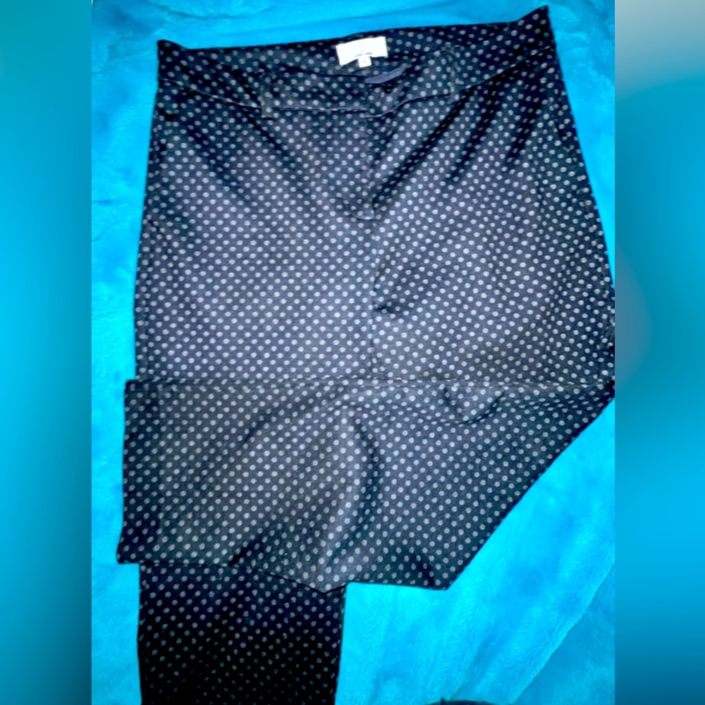 Gustavo Arango Black & Silver polka dot dress pants  Women Black Dress Pants 4